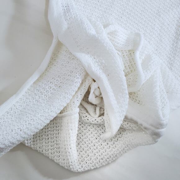 NWT BCBGeneration | Crochet Drawstring Tank Top Cover Up Tunic - Picture 8 of 11